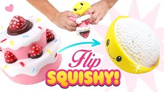 DIY REVERSIBLE SQUISHY Easy 2in1 Squishy Makeover Fixing Squishies [upl. by Ecreip681]