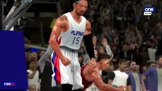 Junemar Fajardo Highlights FIBA OQT 2024 NBA 2K14 PC [upl. by Ahsenit]