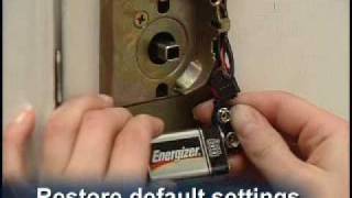 How To Restore the Schlage Keypad Lock to Original Factory Settings [upl. by Pardoes]