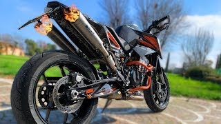 LUNICO DOPPIO SCARICO OMOLOGATO PER KTM DUKE 790 ESISTENTE DOUBLE SPARK EXHAUST PURE SOUND 🔥🔥 [upl. by Nonnarb186]