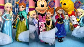 DISNEY PRINCESS Frozen Elsa and Anna  Let it Go  Jack World funny video😂Disney Best TikTok😂 [upl. by Chatav]