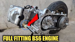 BS6 HONDA ACTIVA  Full Engine Fitting [upl. by Severen349]