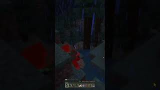 Missed the water by one block minecraft gaming survival skydive fun [upl. by Ahsar721]