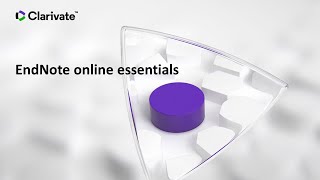 A class recording EndNote online essentials [upl. by Nesto872]