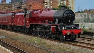 The Coast to Coast Express 1Z45 LMS Jubilee No 45699 Galatea  Wakefield and York  13th July 2013 [upl. by Haidadej366]