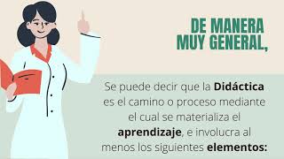 La Importancia de la Didáctica en los Procesos de EnseñanzaAprendizaje [upl. by Curley]