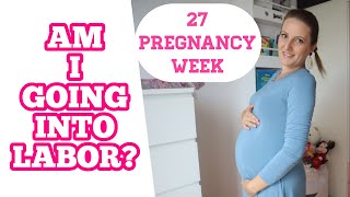 27 WEEKS PREGNANT  EARLY CONTRACTIONS  AM I GOING INTO LABOR [upl. by Lerual]