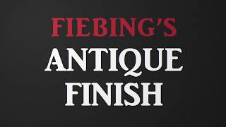 Fiebings Antique Finish Paste How To Product Tutorial for Leathercraft [upl. by Delaney]