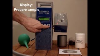 Ekomilk ScanAMP and Ekomilk Horizon somatic cell counter milk somatic cell count measurement demo [upl. by Ikaz460]