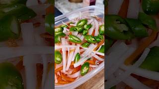 How to make Vietnamese Pickled Carrots and Radish banhmi dochua vietnamesefood [upl. by Arria35]