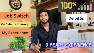 Deloitte 100 hike job offer 🥳🥳  3 years experience  naukari  Job Switch  My experience finally [upl. by Akeenahs193]