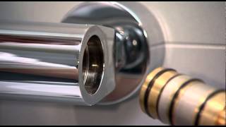 Exposed shower valve  Thermostatic cartridge maintenance replacement and calibration [upl. by Zevahc228]