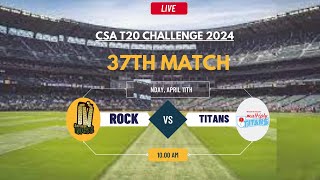 TITANS vs ROCKS Live Score csa t20 live [upl. by Tnafni994]