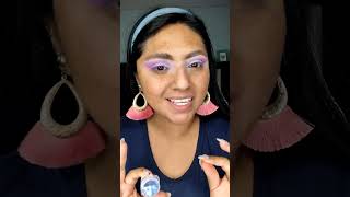 Maquillaje para ojos cafés en tonalidades moradas [upl. by Mages137]