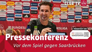 RELIVE Die PK vor der 1 Pokalrunde gegen Saarbrücken [upl. by Wilie]