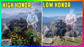 What Happens If You Visit Arthurs Grave With HIGH Honor Vs LOW Honor In Red Dead Redemption 2 [upl. by On]