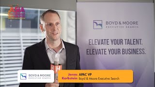 Asia Recruitment Awards 2020 Singapore  Interview with Boyd amp Moore Executive Search [upl. by Patric774]