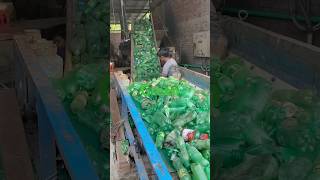 Green colour cold drinks pet bottle recycling first stepshort recycle bangladesh [upl. by Christos]