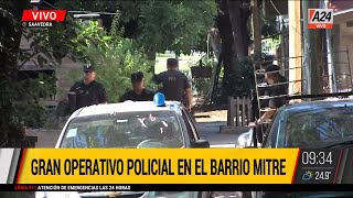 🚨 Gran operativo policial en Villa Mitre en Saavedra [upl. by Allit621]