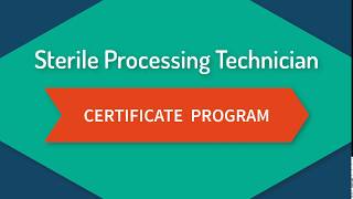 Sterile Processing Technician Certification [upl. by Cuttler]