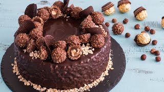 Ferrero Rocher Cake  4k video [upl. by Ardiek]