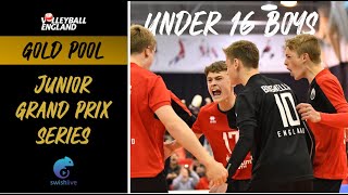 PART A  U16  Boys  Volleyball  Grand Prix 3  Gold Pool [upl. by Ahsiekim]