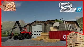 Farming Simulator 22Comment faire des planches [upl. by Cousin]