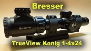 AR15 Mounted Bresser TrueView Konig 14x24 Scope REVIEW [upl. by Starla1]