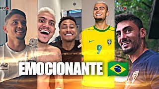 REAÇÃO EMOCIONANTE dos jogadores SENDO CONVOCADO e FAMILIARES [upl. by Wendell]