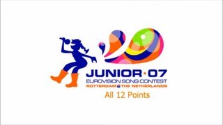 Junior Eurovision 2007 All 12 Points [upl. by Stesha]