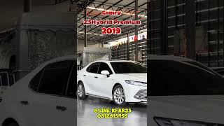 Camry 25Hybrid Premium ปี2019 รถมือเดียว สวยเดิม โทร0812815955 คัมรี่ไฮบริด โตโยต้า toyota [upl. by Rebmit]