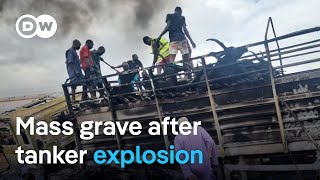 Fuel tanker explosion in Nigeria leaves dozens dead  DW News [upl. by Torre114]