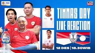 TIMNAS DAY LIVE REACTION  INDONESIA VS LAOS [upl. by Mutat]