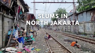 Slums In North Jakarta  Pemukiman Kumuh di Pademangan Jakut [upl. by Kecaj540]