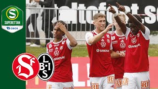 Sandvikens IF  Landskrona BoIS 20  Höjdpunkter [upl. by Rebmik]