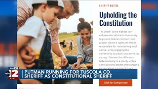 Candidate in Tuscola County Sheriffs race running as constitutional sheriff [upl. by Refynnej320]