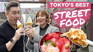 Must Try Japanese Street Food in Ueno Tokyo ft AbroadinJapan [upl. by Gonsalve]