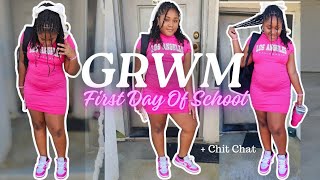 GRWM FIRST DAY OF SCHOOL 6th Grade EditionChit Chat hair and makeup [upl. by Ylyl]