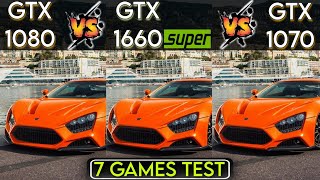 GTX 1080 8GB vs GTX 1660 Super 6GB vs GTX 1070 8GB  Test In 7 Games In Mid 2023  2k  1080p [upl. by Riha]