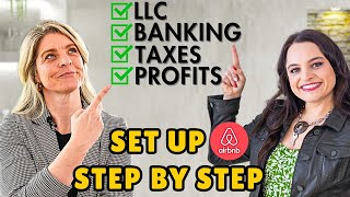 The Ultimate Guide to Setting Up Your Airbnb Business the RIGHT way banking taxes LLC profits [upl. by Ojillib]