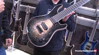 NAMM 13  Mayones Guitars Regius 6 Demo Custom Shop Regius 7 Regius 8 Setius GTM 8 [upl. by Oznohpla]