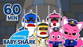 BEST Baby Shark vs Thief Shark Family Series  Compilation  Baby Shark Official [upl. by Teiluj]