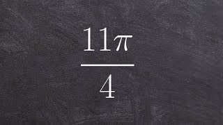 Learning to determine co terminal angles by subtracting 2pi twice [upl. by Erapsag766]