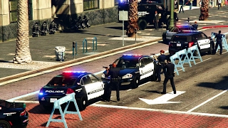 GTA 5 LSPDFR Playing As A Cop Episode 102  Pacific Bank Robbery ShootoutHostage Rescue Pursuit [upl. by Blackwell]