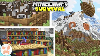 Building An ENCHANTING CAVE  Minecraft 118 Survival Episode 9 [upl. by Lledraw]