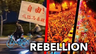 China Mass Uprising  Students Cycle to Tiananmen  Government Scared  Special Report [upl. by Charry]