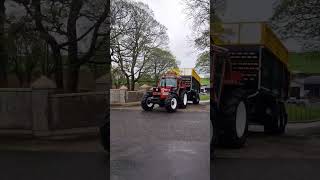 Donkey heading off to Balmoral show with the Fiat 11090 amp new Hogg silage trailer 😎 [upl. by Adianez]