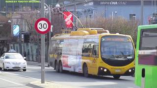 Trolleybuses in Wellington New Zealand 2017 the final days [upl. by Uela334]