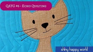 Quilt As You Go 6  Echo Quilting [upl. by Giffy]