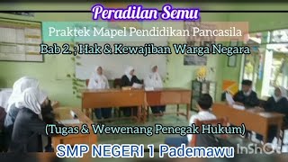 PERADILAN SEMU di SMPN 1 Pademawu [upl. by Anwahsal799]